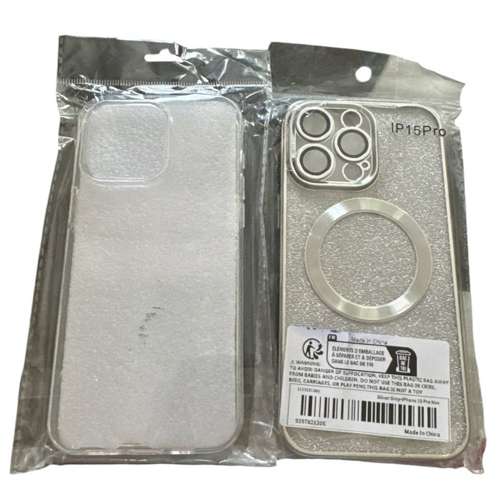 2 Silicone iPhone 15 Pro Max Case 
Both Cases are New